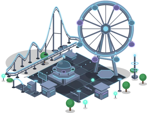 Parco divertimenti — Futuristico